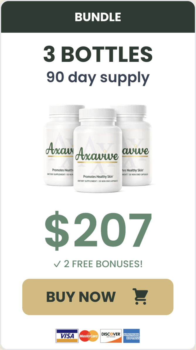 Axavive 3 Bottle Package
